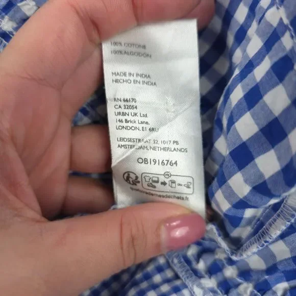 ANTHROPOLOGIE Pilcro Tunic Mini Dress Cottagecore Prairie Elevated Western Boho - Picture 9 of 9